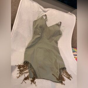 Chic Fringe Detail Dress